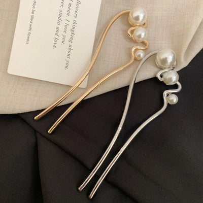 Women's Simple Style Classic Style Geometric Alloy Plating Hairpin