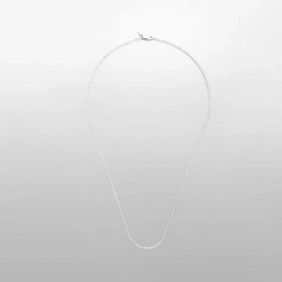 Jewelry Hip-Hop Simple Style Solid Color 304 Stainless Steel 18K Gold Plated White Gold Plated Necklace