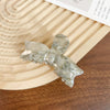 Women's Elegant Color Block Acetic acid sheets Bowknot Hair Claws