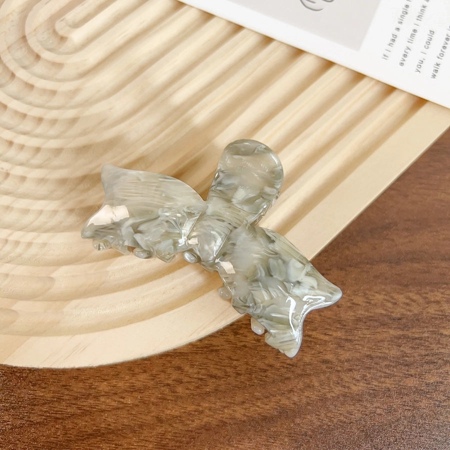 Women's Elegant Color Block Acetic acid sheets Bowknot Hair Claws