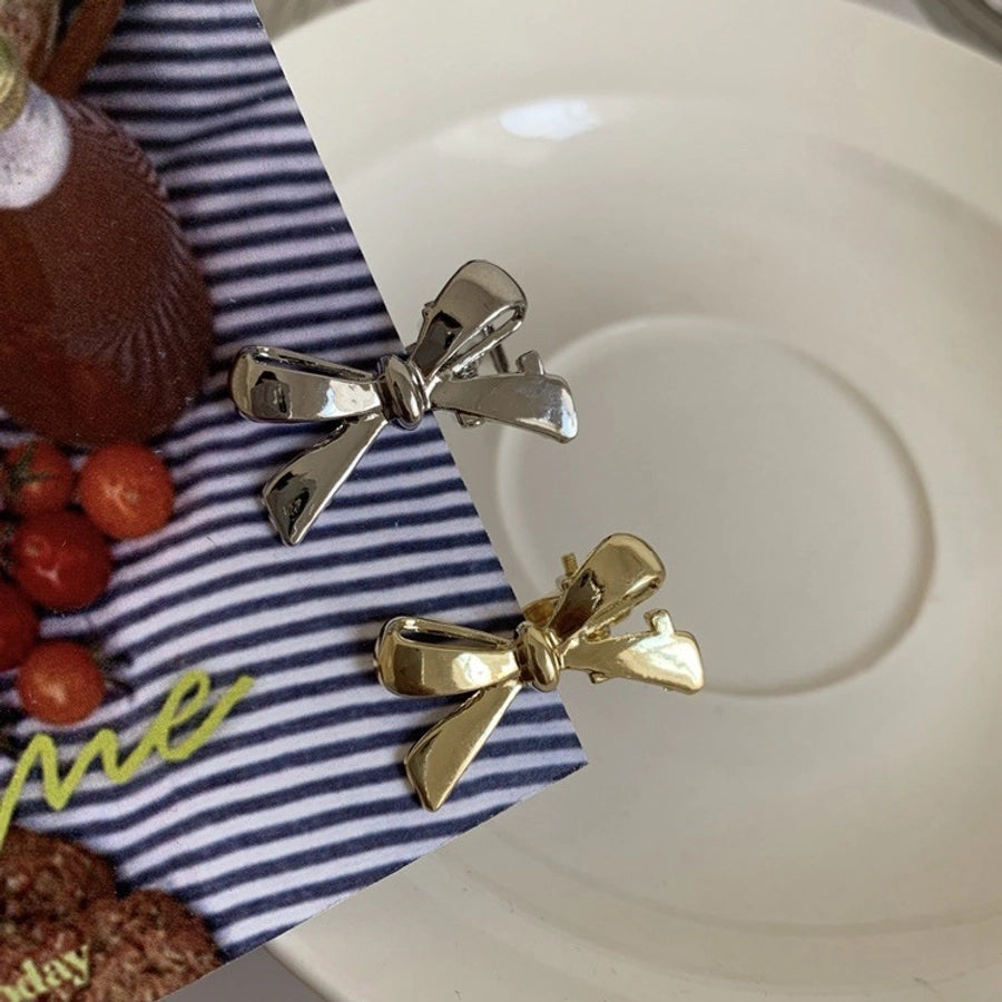 Women's IG Style Bow Knot Alloy Plating Hair Clip