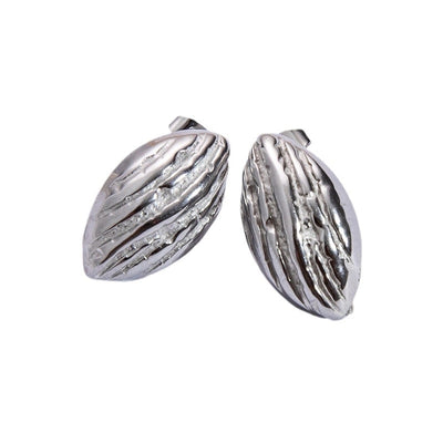 1 Pair Vintage Style Classic Style Geometric Heart Shape Plating 304 Stainless Steel Ear Studs