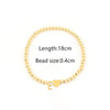 304 Stainless Steel Copper Letter Heart Shape Bracelets