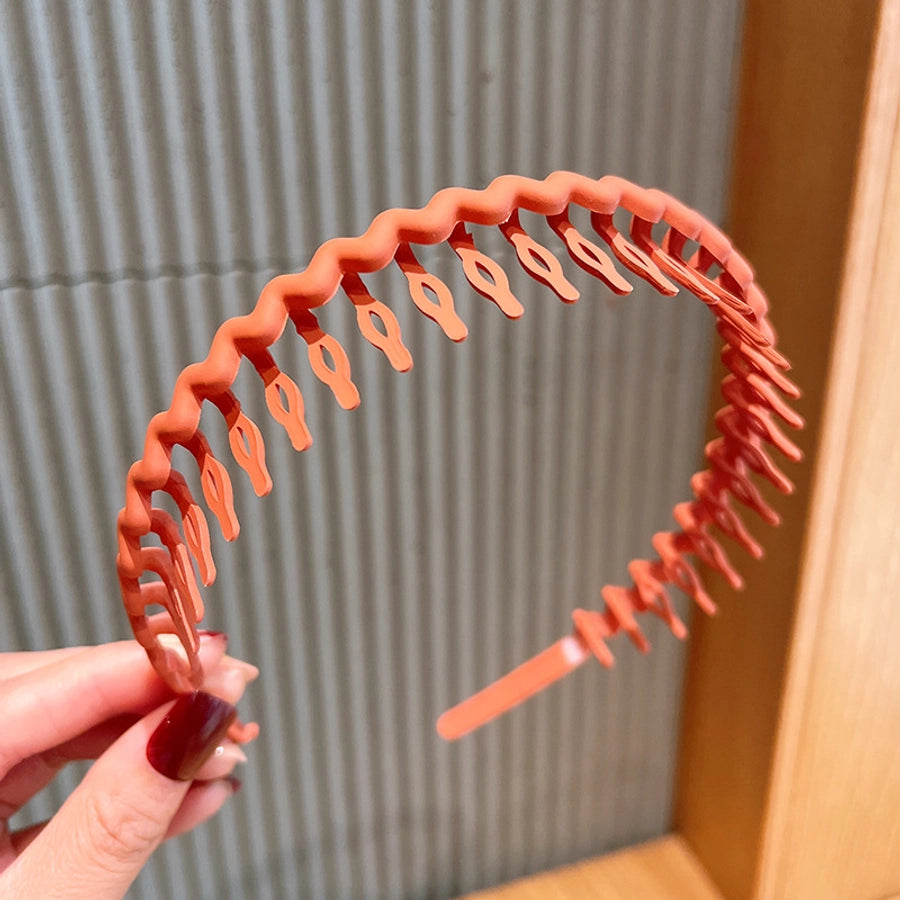 women's simple style waves plastic hair band