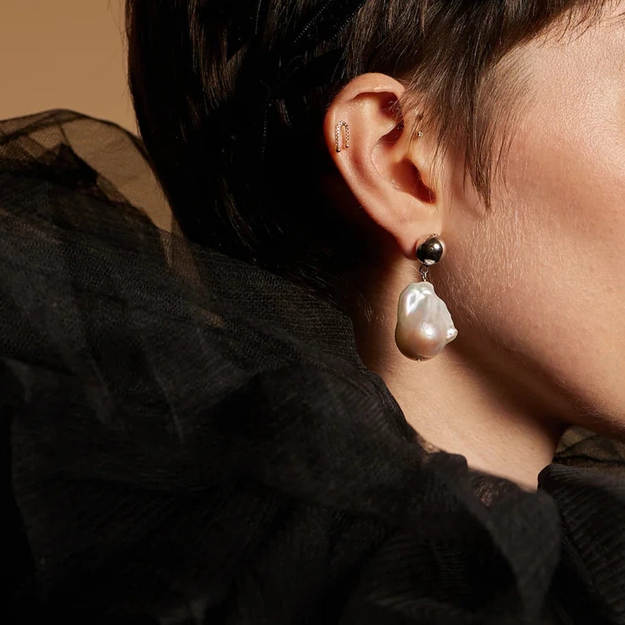 1 Pair Simple Style Classic Style Geometric 304 Stainless Steel Drop Earrings