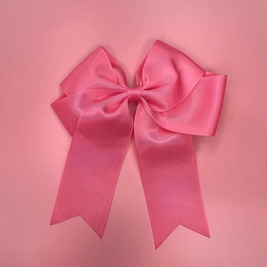 fashion solid color cloth bowknot hair clip 1 piece