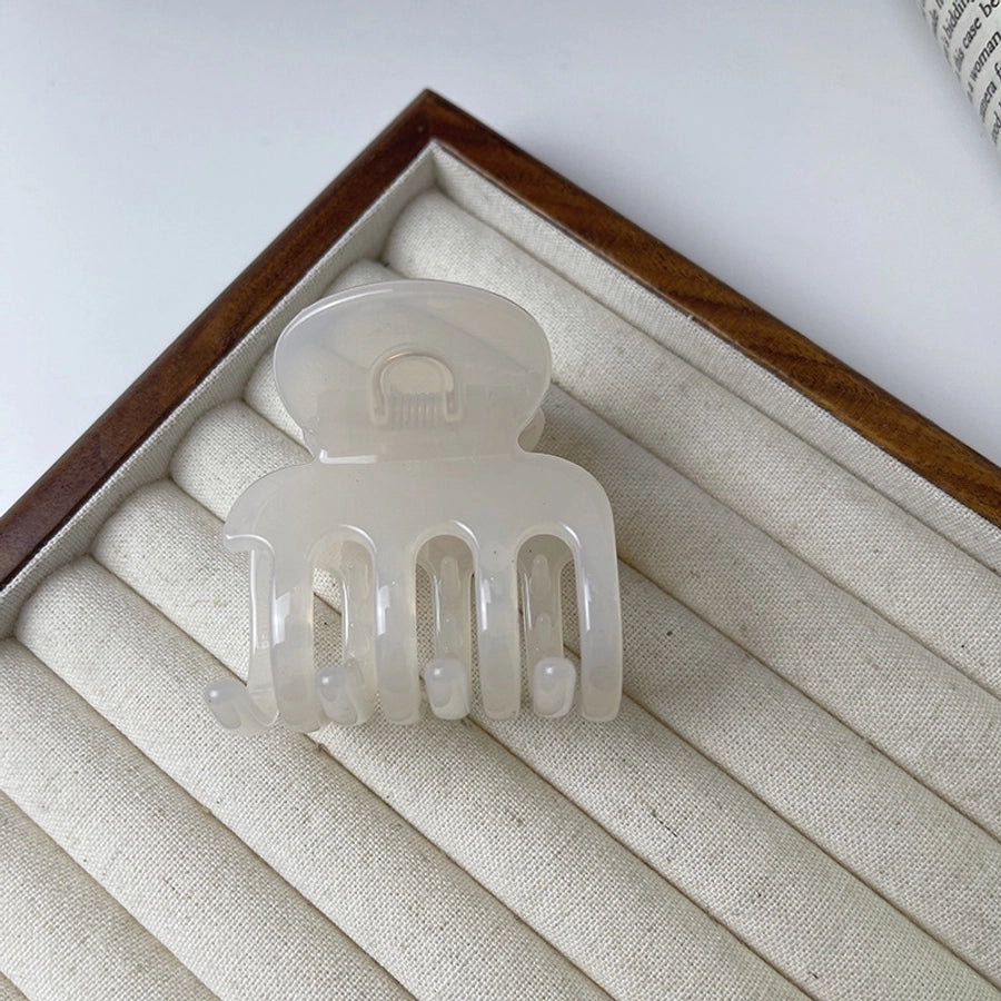 Women's Simple Style Geometric Plastic Resin Handmade Hair Claws