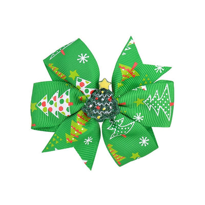 cute bow knot cloth hair clip