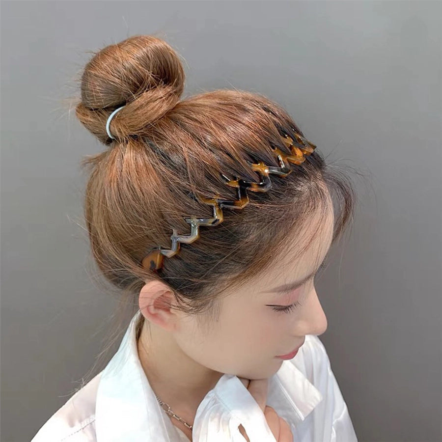 fashion simple wave wide-brimmed geometric shape headband