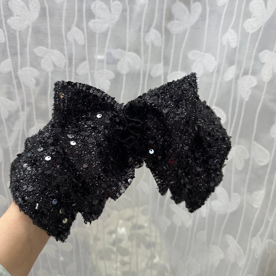 Women's Sweet Simple Style Bow Knot Gauze Hair Clip
