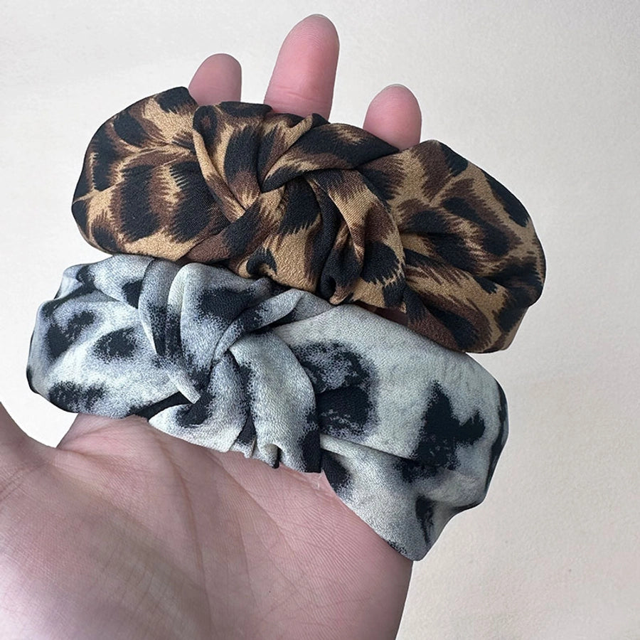 Women's Casual Knot Flannel Hair Band