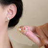 1 Pair Casual Simple Style Streetwear Bow Knot Plating Copper Ear Studs