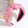 Women's Vacation Simple Style Solid Color Cloth Hair Band