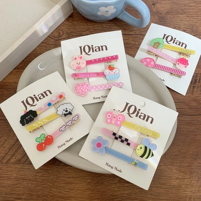 Women's Cute Cartoon Arylic Hair Clip