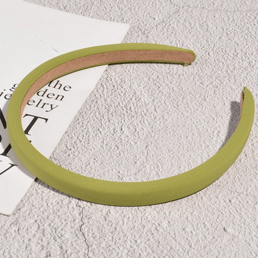 fashion candy color solid color sponge wide-sided headband