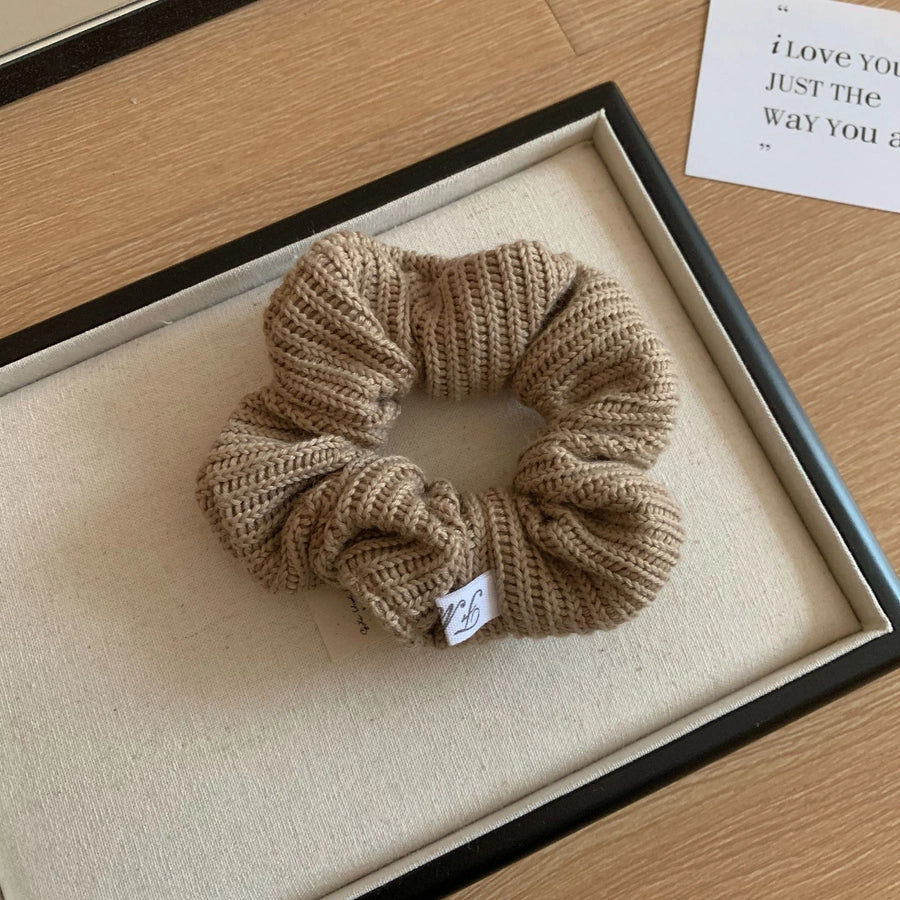 New High-Grade Retro Hand-Woven Wool Headband Hair Band College Style Girl Wide Version Headband Hair Accessories Headband