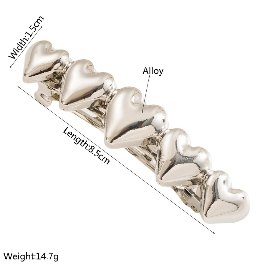 Women's Casual Simple Style Solid Color Alloy Plating Hair Band