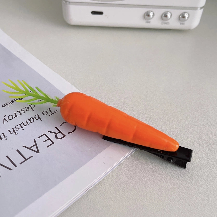 Women's Cute Fruit Vegetable Foam Hair Clip