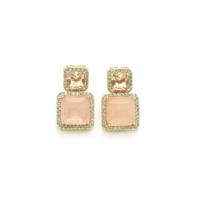 1 Pair Simple Style Commute Geometric Copper Ear Studs