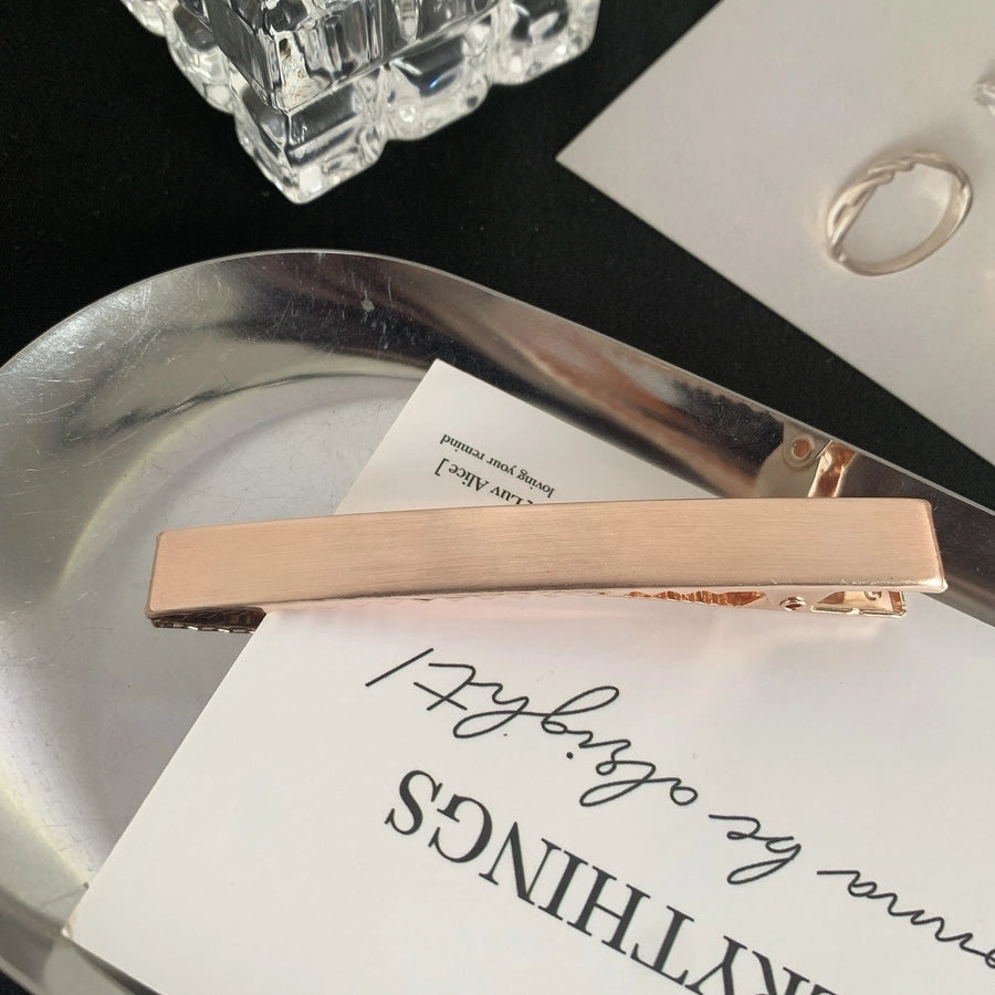 Women's Casual Simple Style Streetwear Solid Color Alloy Hair Clip