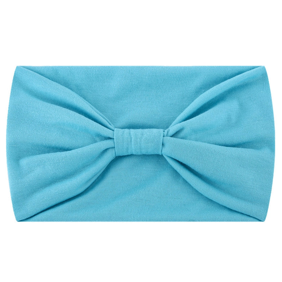 fashion plaid bow knot cloth pleated hair band 1 piece