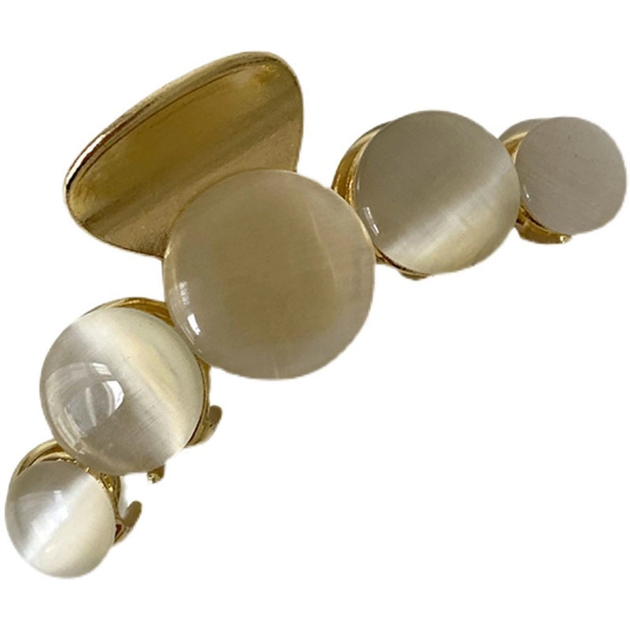 elegant round alloy hair claws