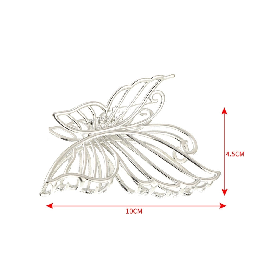 High-grade hollow tassel bow hairpin female back head high-grade grip medium shark clip  New