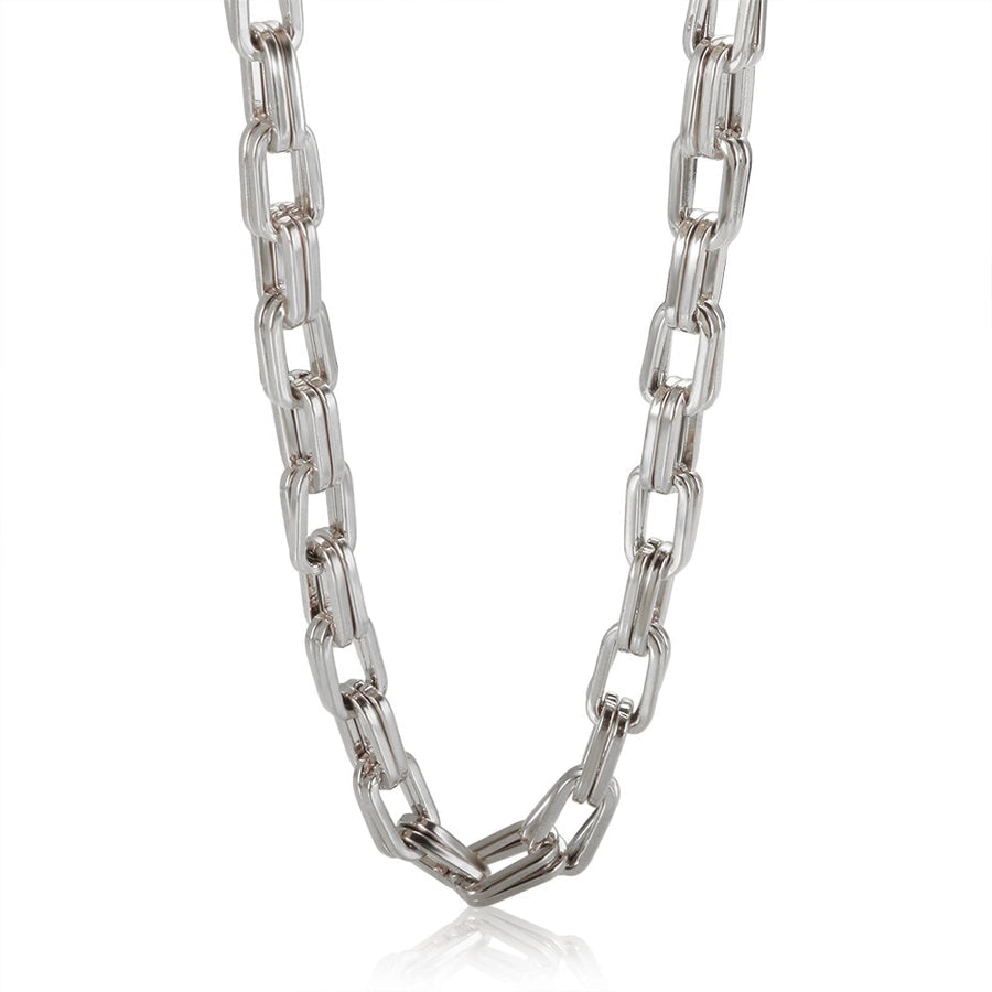 Jewelry Simple Style Geometric 304 Stainless Steel Bracelets Necklace