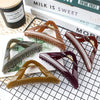 simple style triangle arylic stoving varnish hair claws 1 piece