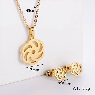 Jewelry Simple Style Classic Style Infinity Dollars Butterfly 304 Stainless Steel Jewelry Set