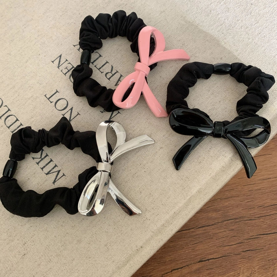 Women's Sweet IG Style Bow Knot Metal Hair Tie