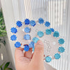 basic star flower plastic handmade hair claws