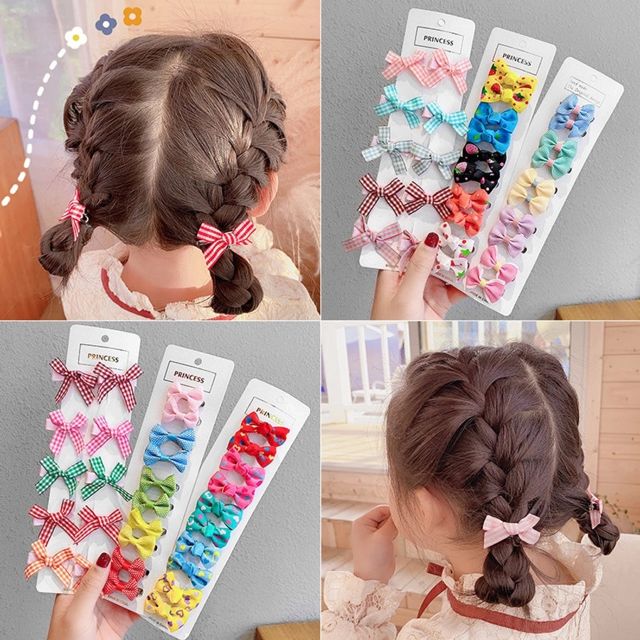 baby bow hair clip children's headdress korean girls cute small hairpin