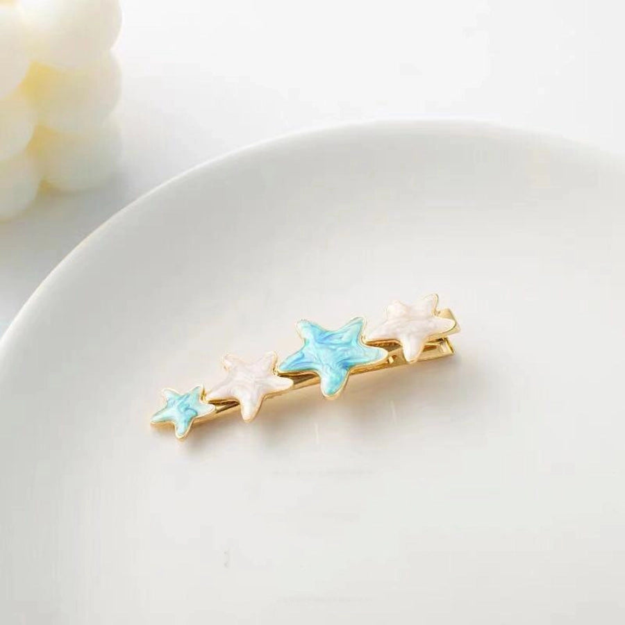 sweet star metal metal hair clip 1 piece