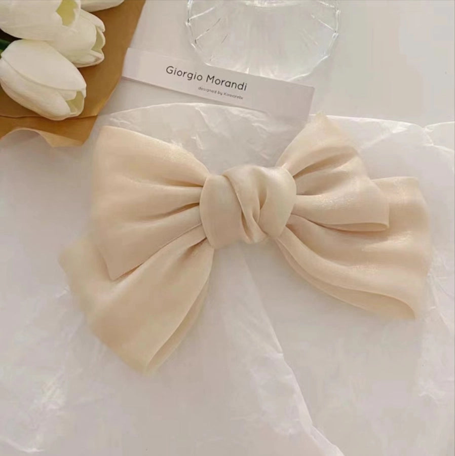 Women's Simple Style Classic Style Bow Knot Cloth Hair Clip