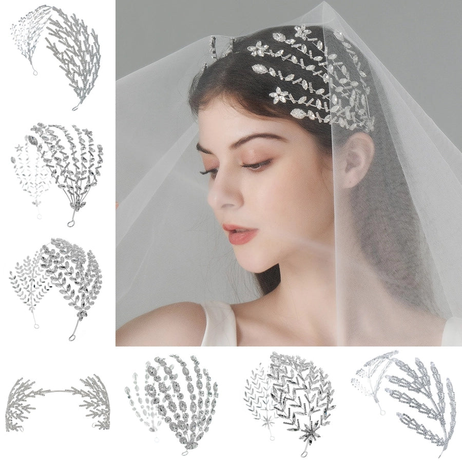 Women's Exaggerated Shiny Geometric Rhinestone Inlay Rhinestones Hair Band