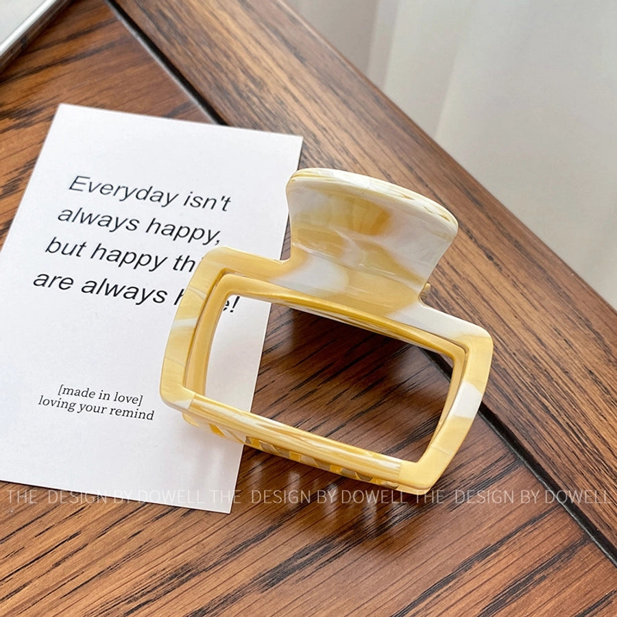 Women's Simple Style Geometric Acetic acid sheets Hair Claws