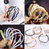 fashion waves solid color plastic hair band 1 piece