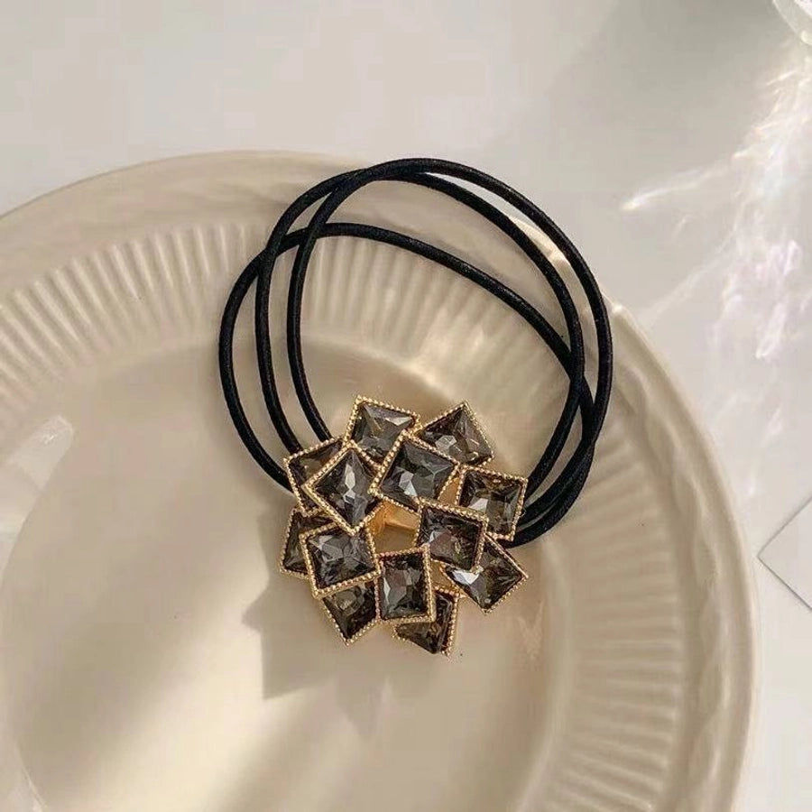 Women's Elegant Geometric Alloy Hair Tie