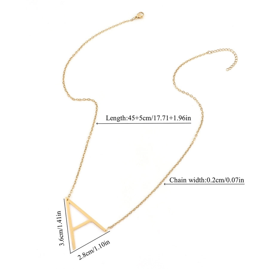 Jewelry Elegant Simple Style Classic Style Letter 201 Stainless Steel 304 Stainless Steel Pendant Necklace