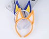 Women's Cartoon Style Solid Color Cloth Hair Band