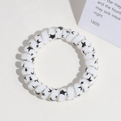 cute star plastic hair tie