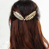 Women's Sweet Simple Style Geometric Leaves Iron Plating Hair Band