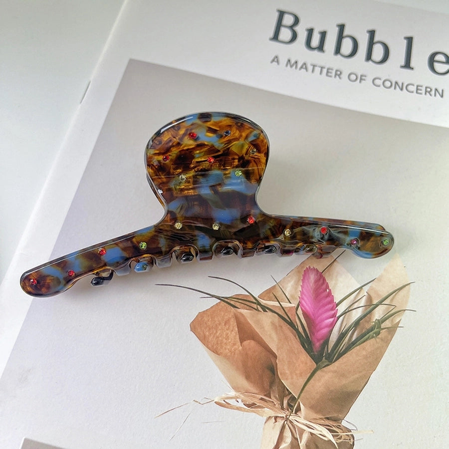 Women's Simple Style Geometric Solid Color Acetic acid sheets Hair Claws