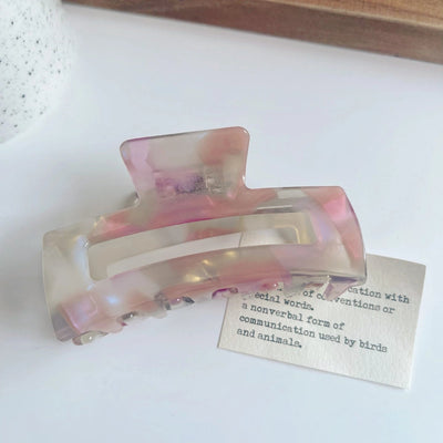 retro rectangle acetic acid sheets hair claws