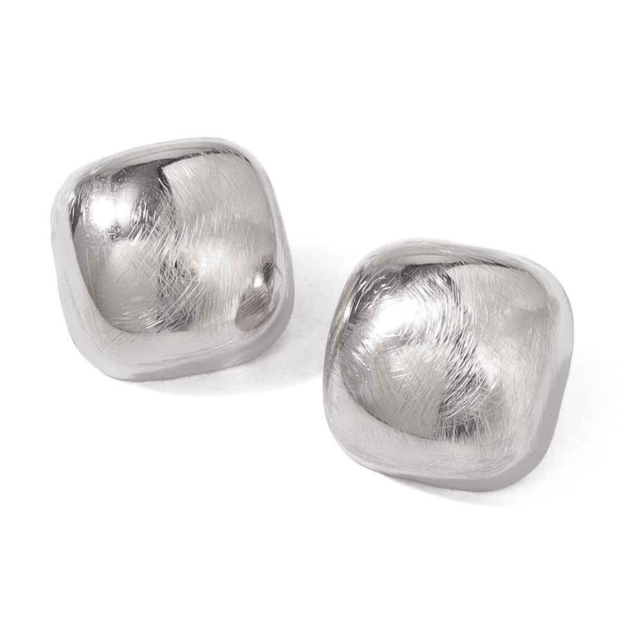 1 Pair French Style Simple Style Classic Style Geometric Polishing Plating 304 Stainless Steel 18K Gold Plated Ear Studs