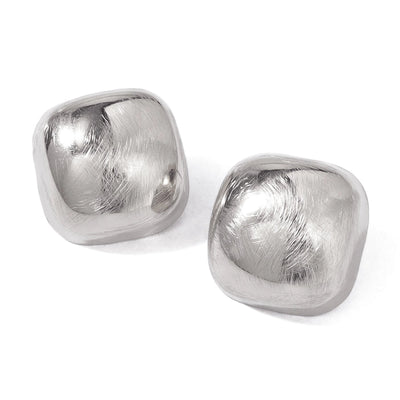 1 Pair French Style Simple Style Classic Style Geometric Polishing Plating 304 Stainless Steel 18K Gold Plated Ear Studs