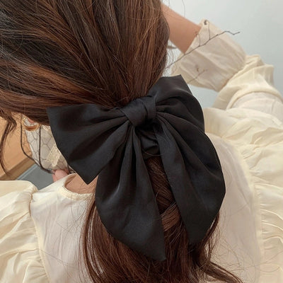 Women's Cute Vacation Solid Color Bow Knot Cloth satin Hair Tie