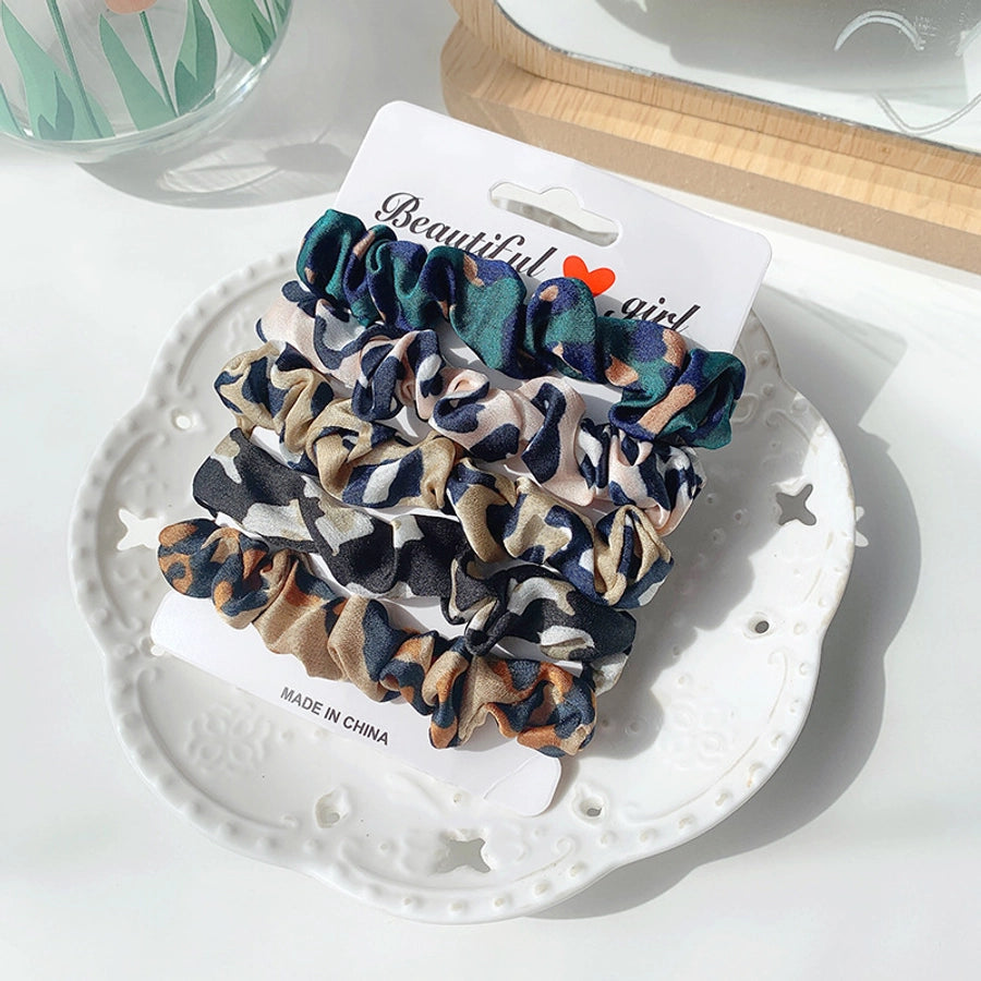 korean  color satin hair rope suit wild hair  scrunchies  ponytail head rope large intestine ring