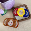 women's cartoon style cute  face acetic acid sheets hair claws
